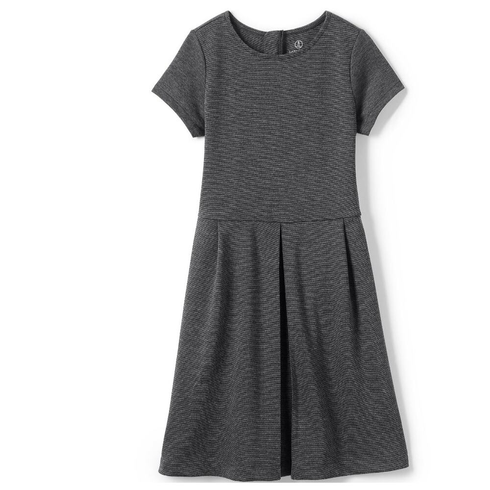 Lands End School Uniform Dress Charcoal Gray  Girls Size 12